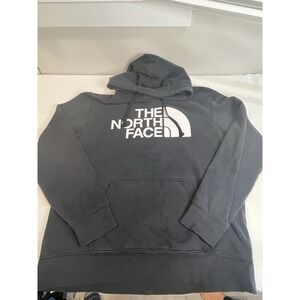 The North Face Hoodie Mens Large Black Sweatshirt Graphic Pullover Sweater